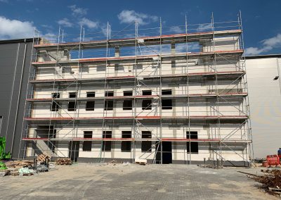 Budowa budynku magazynowego wraz z częścią biurową w Sokołowie dla firmy Blachy Pruszyński sp. z o.o.