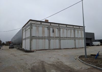 Budowa budynku magazynowego wraz z częścią biurową w Warszawie dzielnica Białołęka